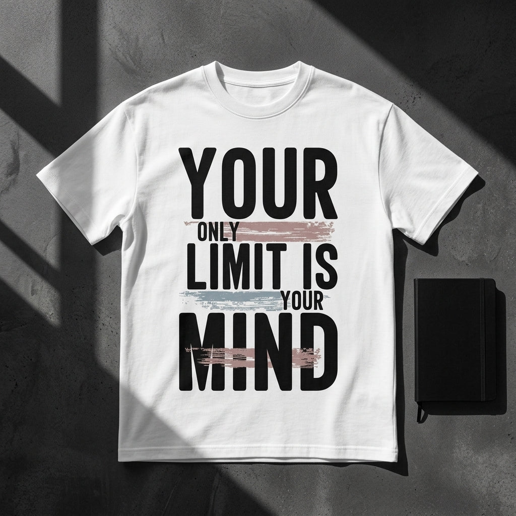 Your Only Limit Is Your Mind Motivational T-Shirt