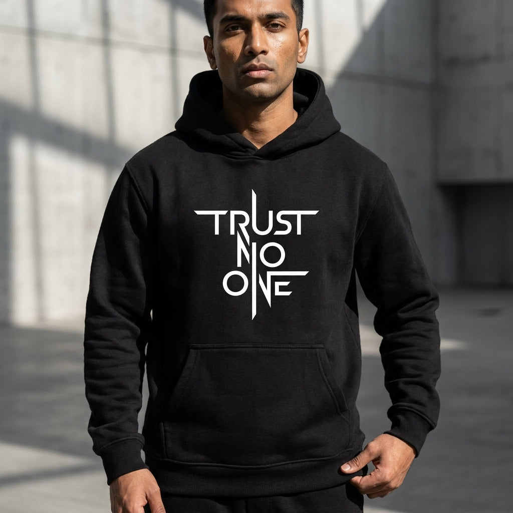 Trust No One Statement Graphic T-Shirt