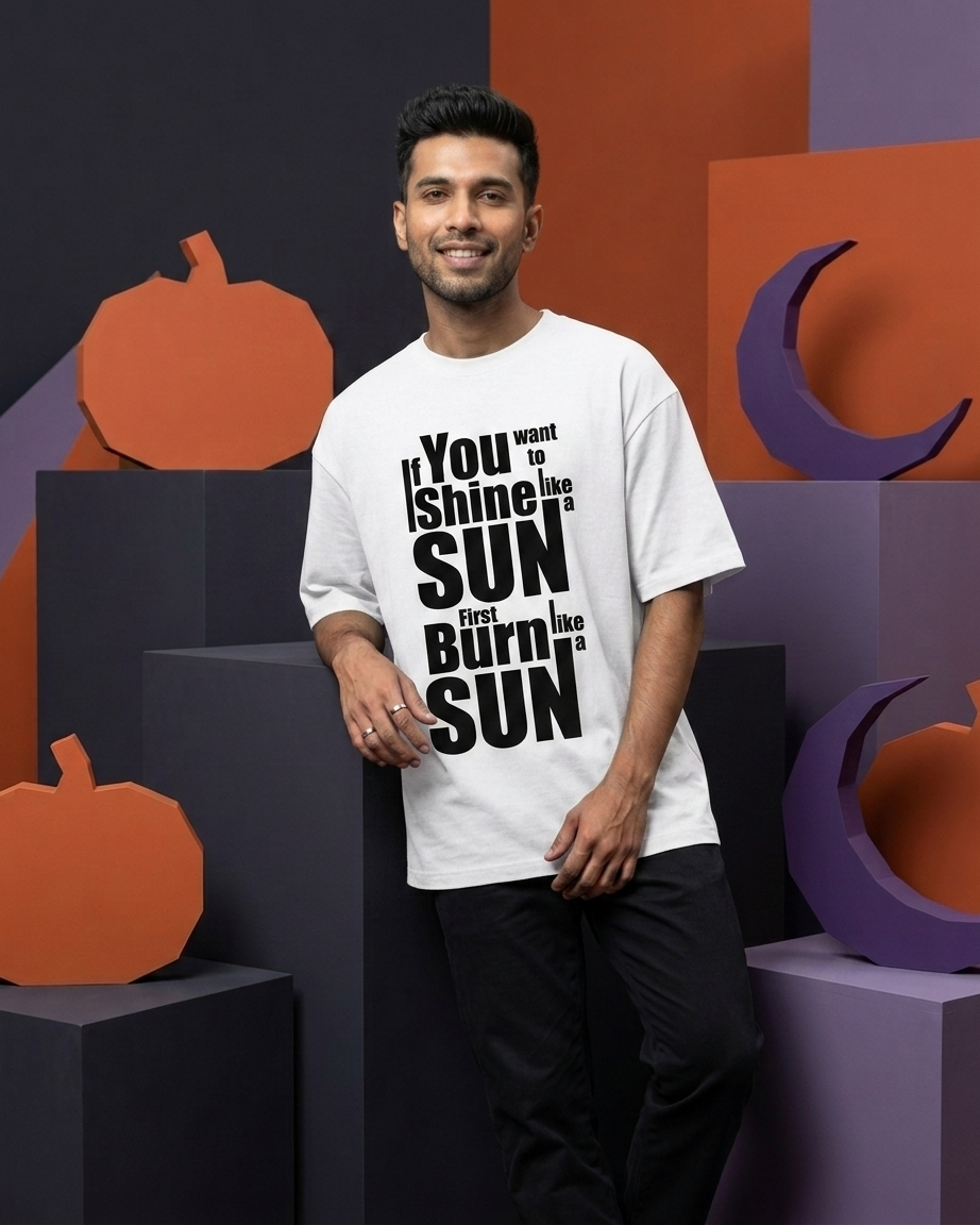 Burn Brighter | Premium Oversized T-Shirt