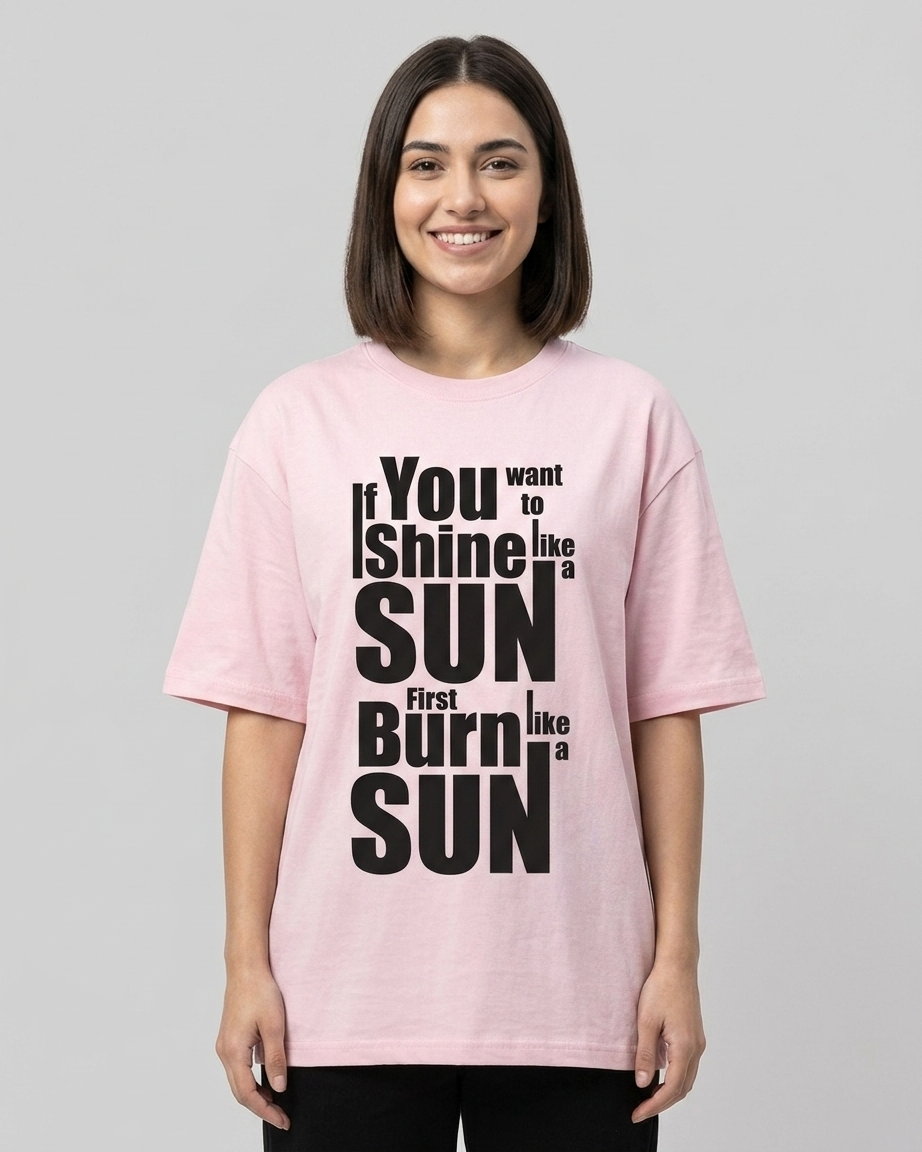 Burn Brighter | Premium Oversized T-Shirt