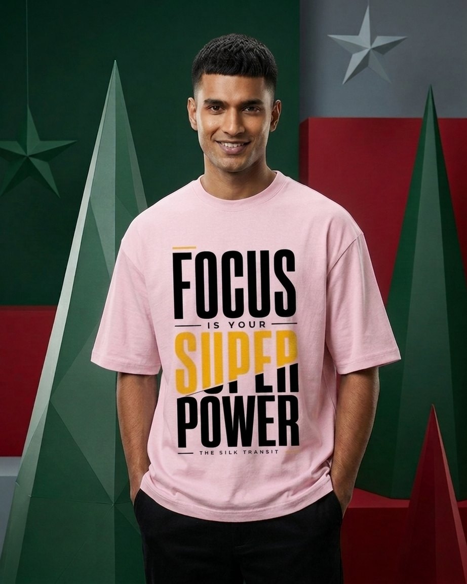 Focus Is Your Superpower | Premium Oversized T-Shirt